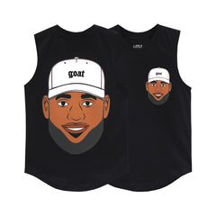 GOAT BOYS MUSCLE TEE SMALL PRINT